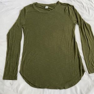 Old Navy Luxe Rayon long sleeve tee